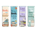 Romantic & Inspirational Magnetic Bookmarks - Floral Designs