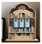 Vintage Book Counter & Library Sign with Reading Log