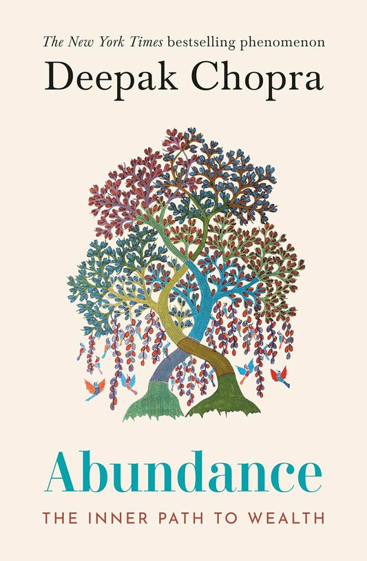 Abundance: The Inner Path To Wealth Hardcover – March 3, 2022 - littlepuffinNon - Fictionebury pressBook Cover: Abundance - Colourful Tree Background