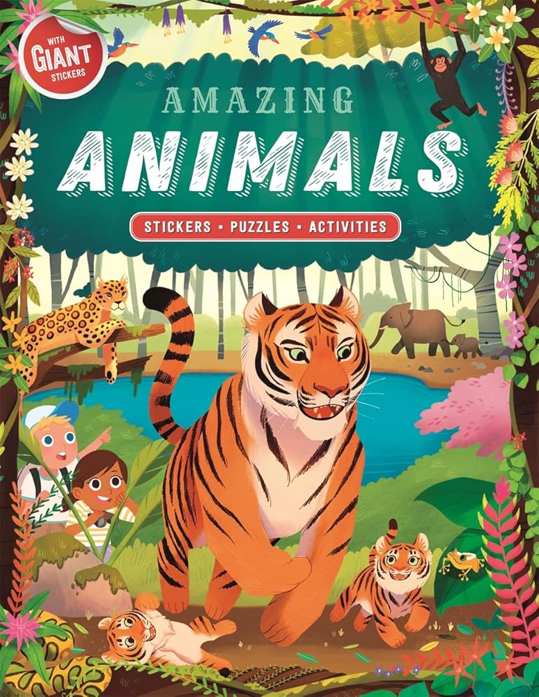 Amazing Animals (Sticker and Activity Book) - littlepuffinNon - FictionIgloo BooksAmazing Animals (Sticker and Activity Book) cover image