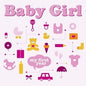 Baby Girl: My First Year - littlepuffinChildren's Non - Fiction, Record BookWhite StarBook Cover: Baby Girl My First Year