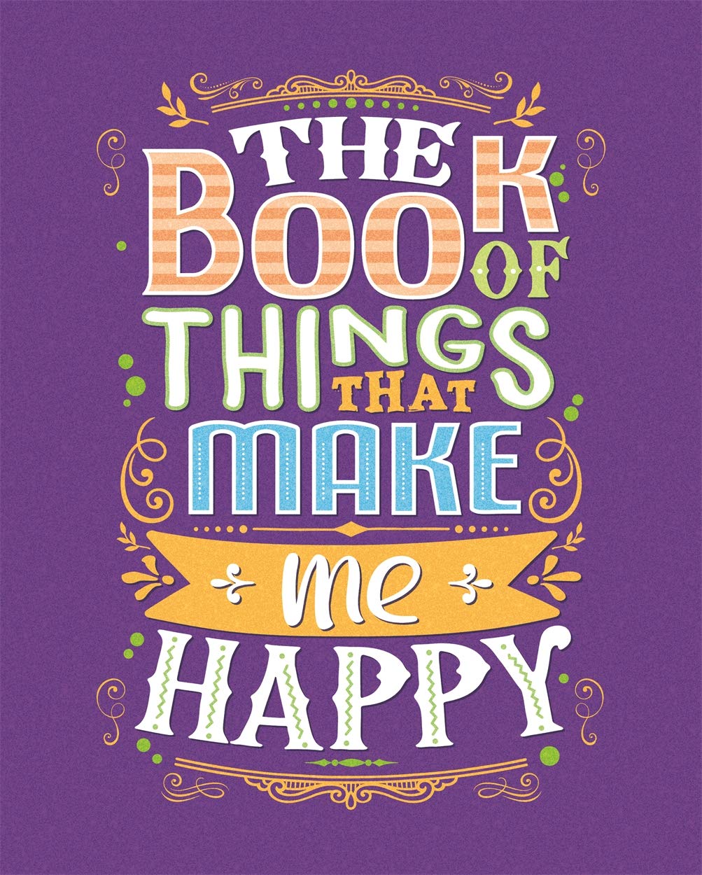 Book of Things That Make Me Happy Paperback - littlepuffinNon - FictionIgloo BooksPurple Book Cover: Book of Things That Make Me Happy