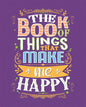 Book of Things That Make Me Happy Paperback - littlepuffinNon - FictionIgloo BooksPurple Book Cover: Book of Things That Make Me Happy