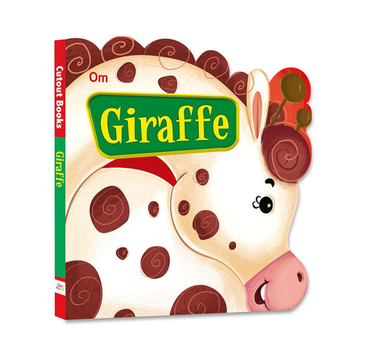Cutout Board Book: Giraffe - littlepuffinChildren's Fiction, Board Books, Picture BooksOm Books InternationalCutout Book Cover: Giraffe