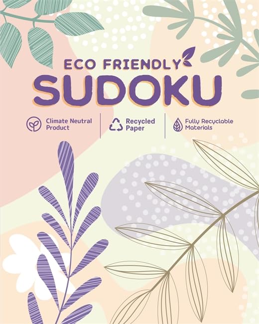 Eco Friendly: Sudoku Paperback – 31 Mar. 2023 - littlepuffinNon - FictionIgloo BooksBook Cover: Sudoku
