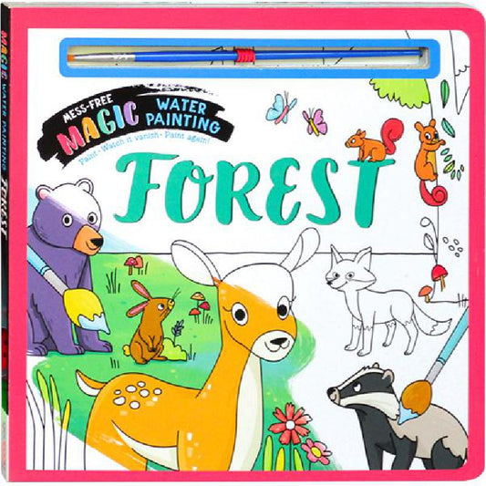 Forest (Mess - Free Magic Water Painting) - littlepuffinChildren's Colouring BooksIgloo BooksBook Cover: Forest Water Painting