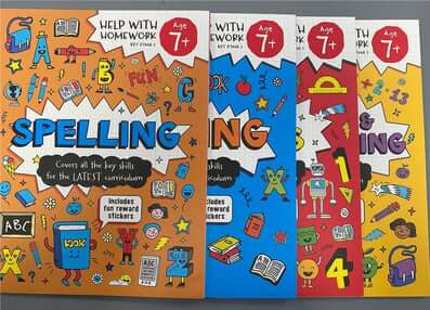 4 Book Bumper Pack Age 7+ (Help with Homework) - Covers All The Key Skills for The Latest Curriculum