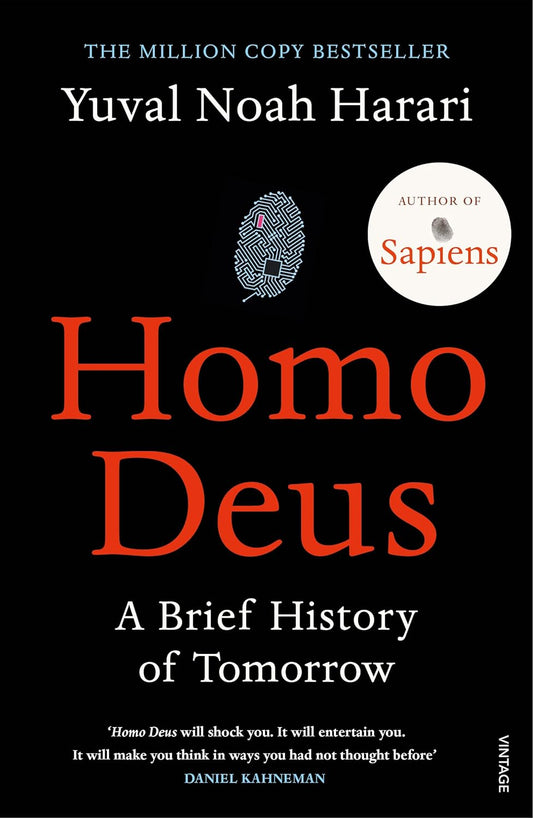 Homo Deus: ‘An intoxicating brew of science, philosophy and futurism’ Mail on Sunday Paperback – 23 Mar. 2017 - littlepuffinVintageBook Cover: Homo Deus