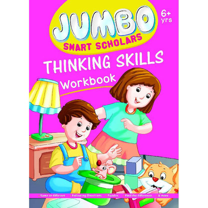 Jumbo Smart Scholars Thinking Skills Workbook - littlepuffinChildren's Non - Fiction, Educational BooksOm Books InternationalBook Cover: Jumbo Smart Scholars Thinking Skills Workbook