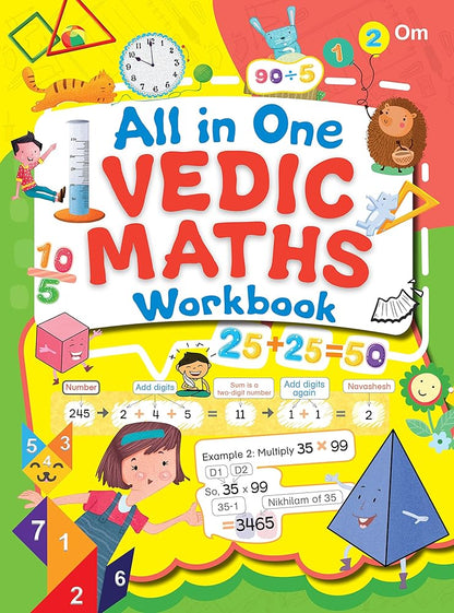 Jumbo Vedic Math Workbook - littlepuffinChildren's Non - Fiction, Educational BooksOm Books InternationalJumbo Vedic Math Workbook cover image
