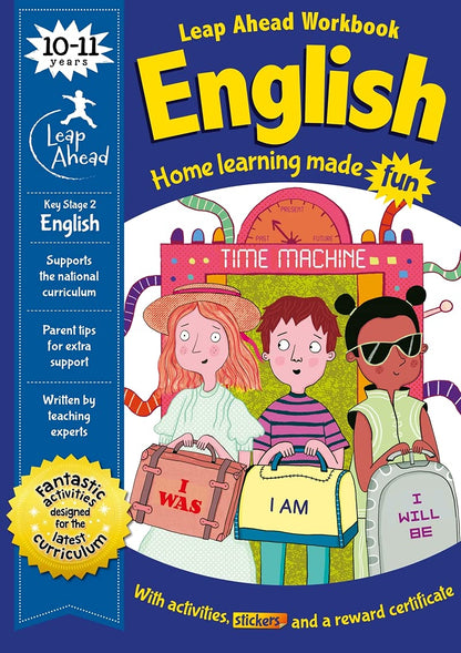 Leap Ahead: 10 - 11 Years English (Leap Ahead Workbook Expert) - littlepuffinChildren's Non - Fiction, Educational BooksIgloo BooksBook Cover: English workbook for Age 10 - 11