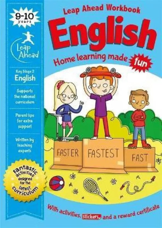 Leap Ahead: 9 - 10 Years English (Leap Ahead Workbook Expert) - littlepuffinChildren's Non - Fiction, Activity Books, Brain GamesIgloo BooksBook Cover: English workbook for Age 9 - 10