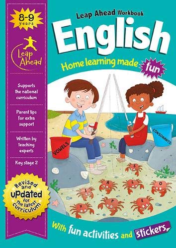 Leap Ahead Workbook: English 8 - 9 Years (Leap Ahead Workbook Expert) - littlepuffinChildren's Non - Fiction, Educational BooksIgloo BooksBook Cover: English workbook for Age 8 - 9