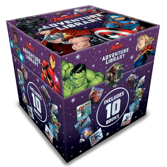 Marvel Avengers: Adventure Library (10 Super Stories) - littlepuffinChildren's FictionIgloo BooksMini Box Library: Marvel Avengers Adventure