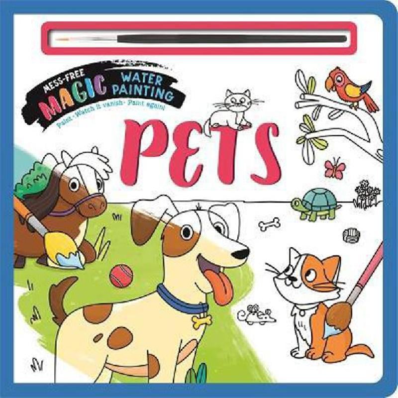 Pets (Mess - Free Magic Water Painting) - littlepuffinChildren's Colouring BooksIgloo BooksColouring Book: Pets